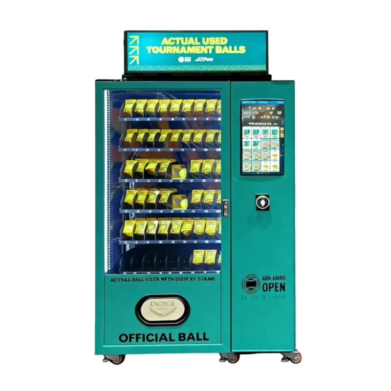 Tennisball-Verkaufsautomat mit LED-Werbebildschirm, ideal für Tennisplätze, Vereine und Sportanlagen